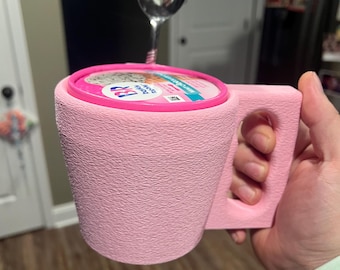 Ice Cream Pint Holder with Spoon Slot