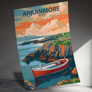 Arranmore Irlande téléchargement numérique, art mural pittoresque, 2000 x 3000 px, 300 ppi, paysage côtier vibrant, décoration d'intérieur parfaite, téléchargement immédiat