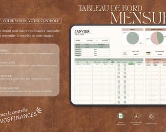Business Finance Tracker Google Sheets | Ventes, Dépenses, Bénéfices & URSSAF | Template Vinted et Auto-Entrepreneur