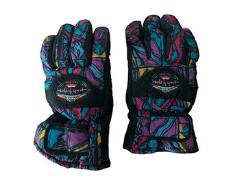 World of Sports Vintage Pro Ski Gloves