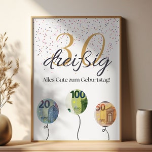 Cash gift for 30th birthday | Birthday gift money | Happy 30th birthday | Gift for birthday 1994 | Last minute gift