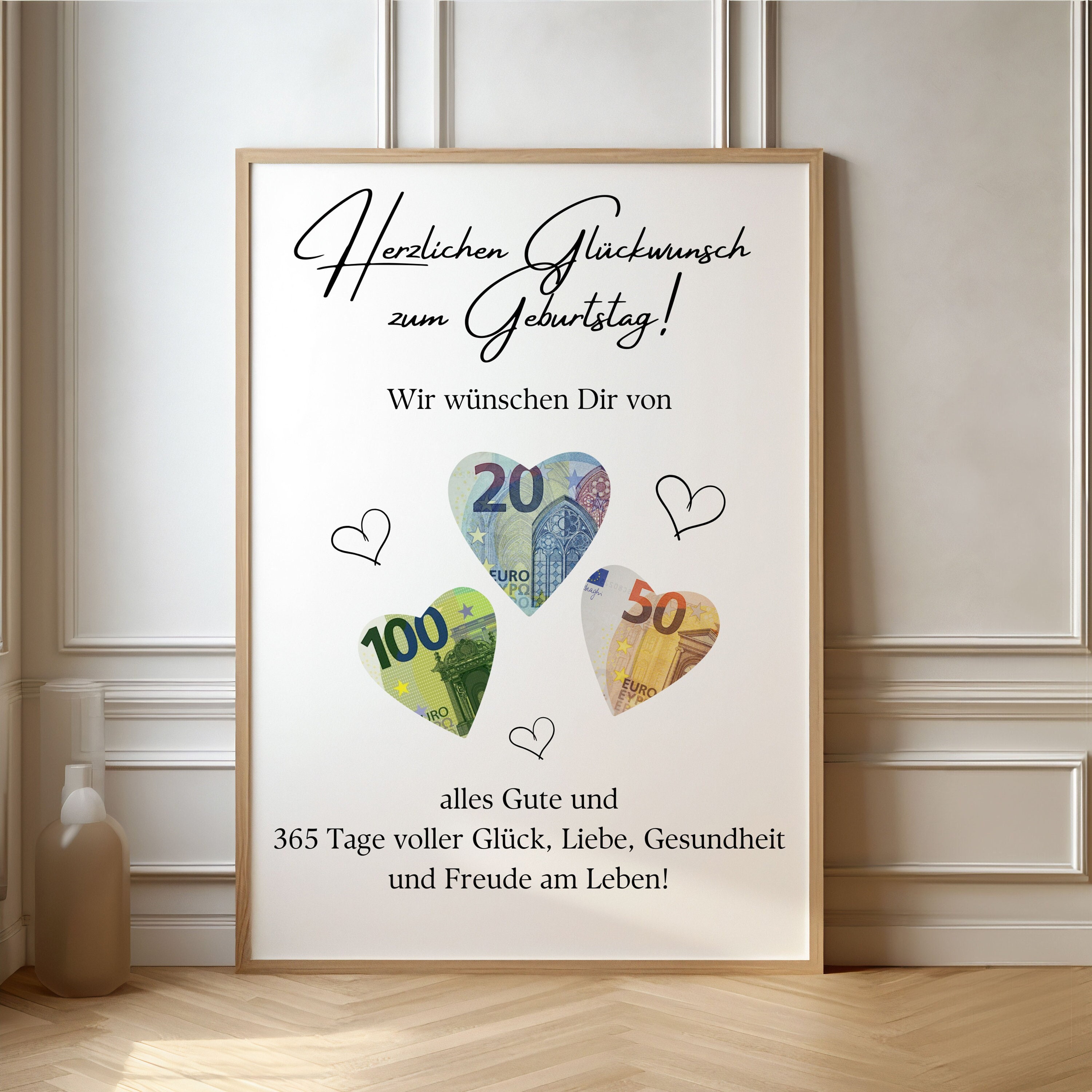 Geldgeschenk Geburtstag Herzlichen Glückwunsch Geld Geschenke Bild