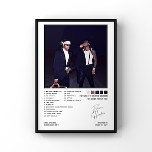 Future - We Don&#39;t Trust You albumomslagposter: muziekmuurkunst (digitaal)