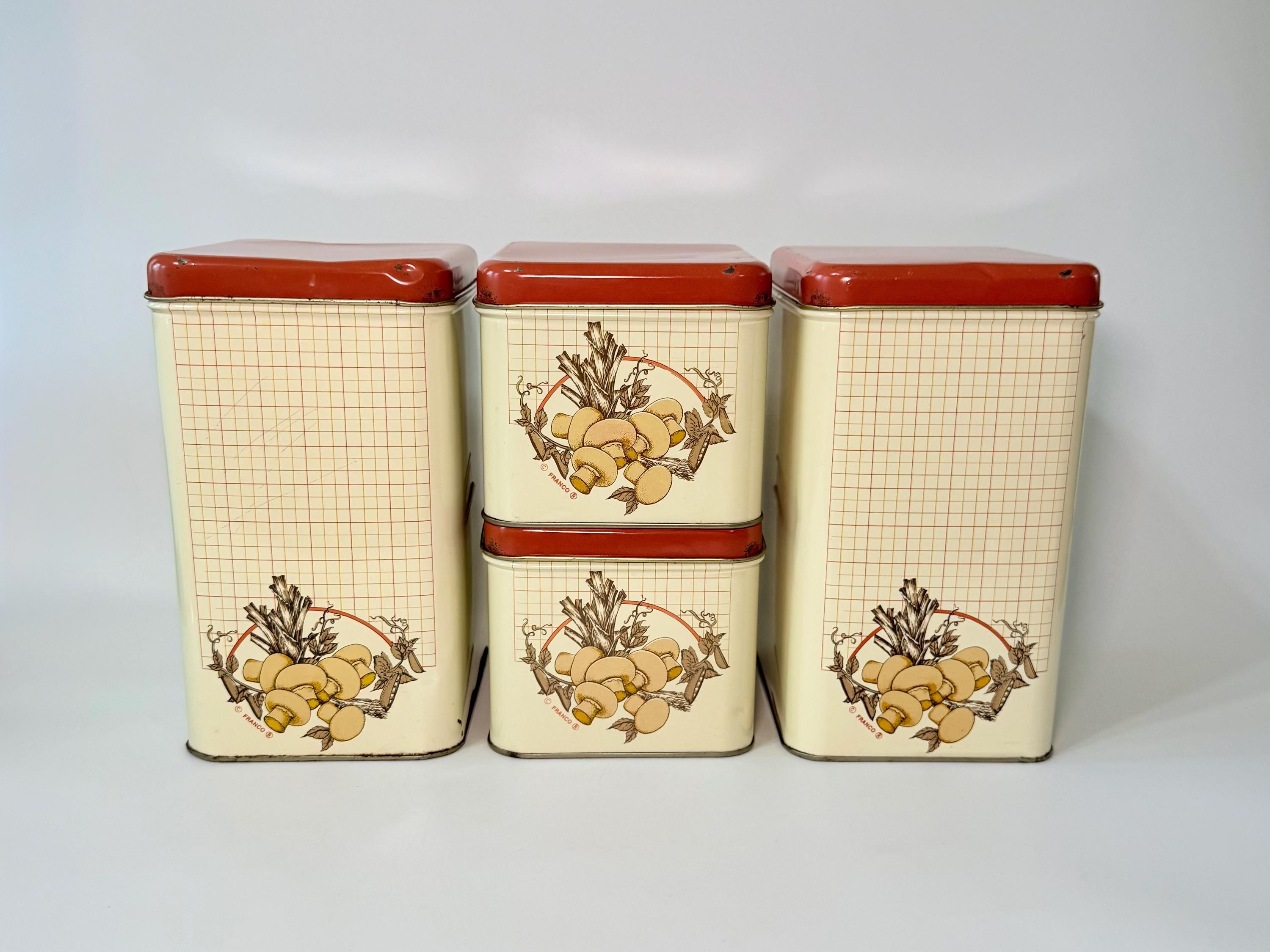 Cheinco キャニスター缶 アメリカンヴィンテージ Vintage Cheinco Canisters - Etsy