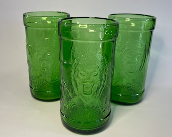 Vintage 1940s - 50s Coca Cola Bottle; Antique Green Glass