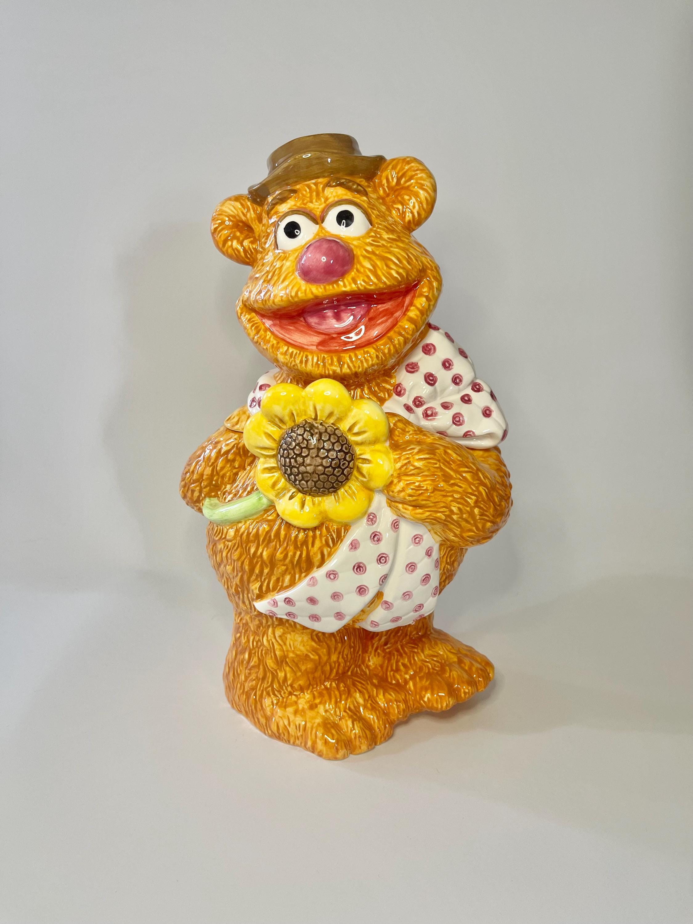 Vintage 1990s Fozzie Bear Cookie Jar by Treasure Craft- New in