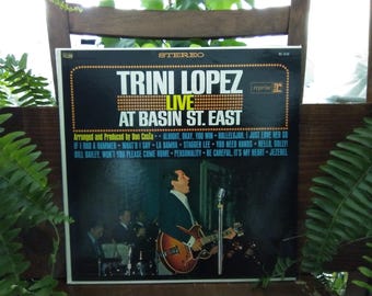 Trini Lopez Live at Basin St East RS 6134 used vintage vinyl