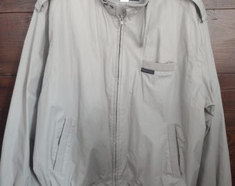 Members Only vintage lightweight bomber jacket men's size L