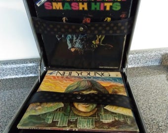 Vintage Vinyl Briefcase