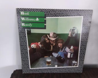 Hank Williams Jr Rowdy used vintage vinyl