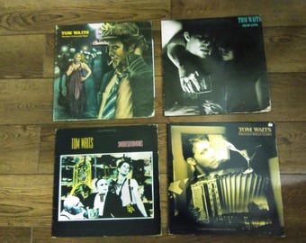 Tom Waits *bundle of 4* used vintage vinyl