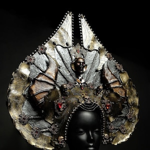 Ethnic Decorative Gothic CROWN KOKOSHNIK Handmade
