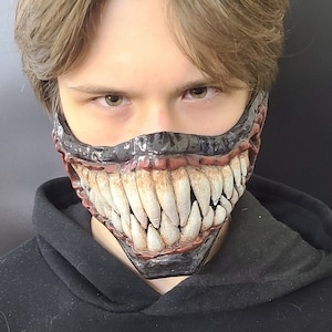 Mask with teeth, Halloween cosplay