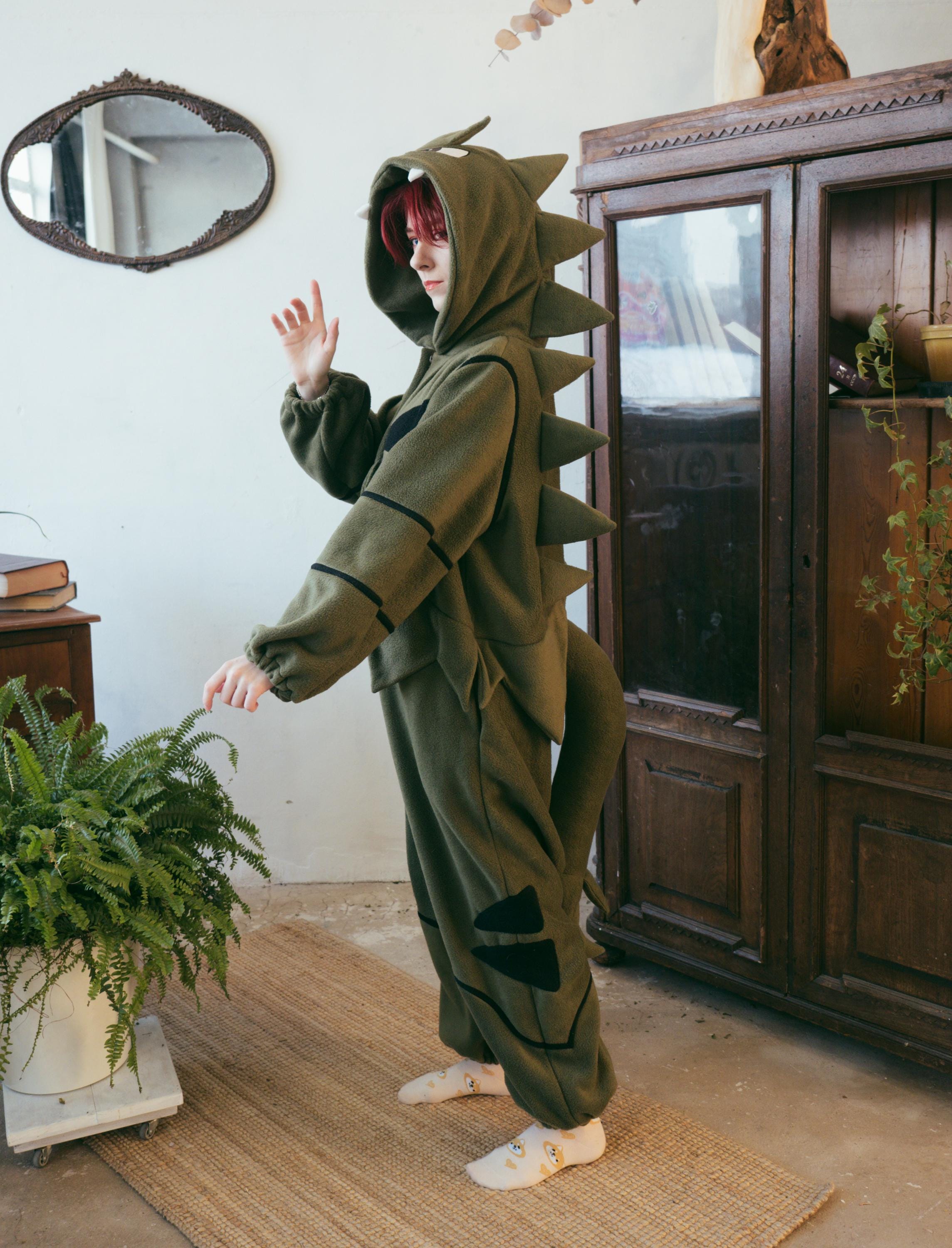 Custom Green Lizard Kigurumi adult Onesie Pajama Etsy UK