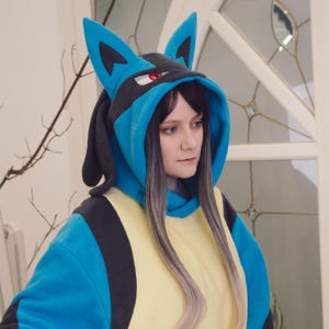 Custom Blue Jackal hoodie