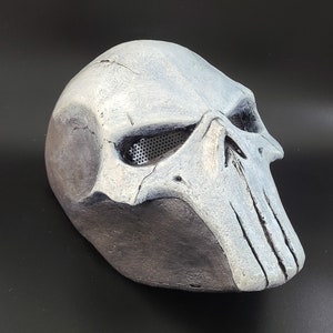 White Skull Mask Helmet, Cosplay - Etsy