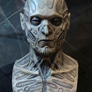 Necro Goth silicone mask/ Necromancer (matte)