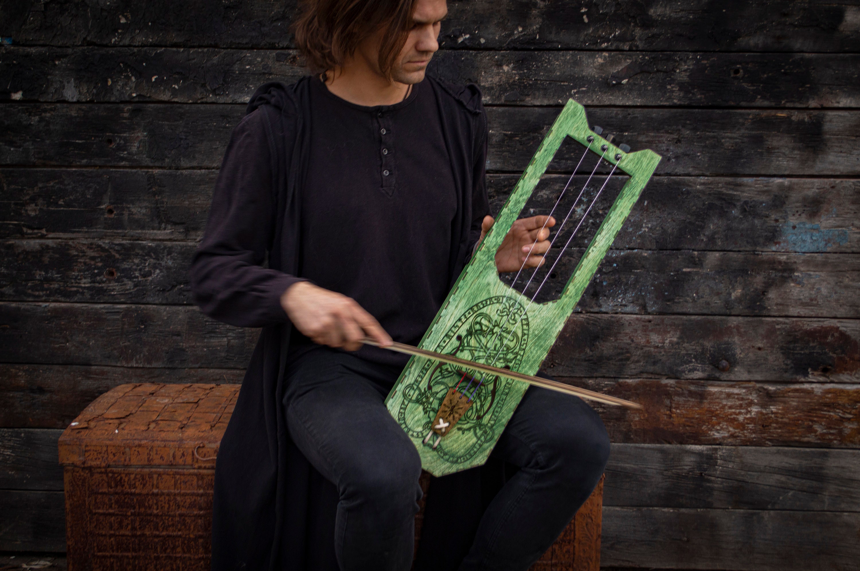 Tagelharpa Petroglyph Jouhikko  Talharpa | Bowed Lyre