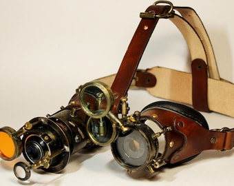 Steampunk Brille &quot;Seer&quot;