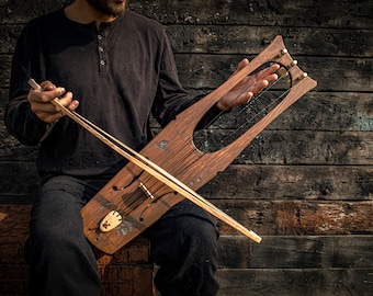 Tagelharpa HALDAN Jouhikko  Talharpa | Bowed Lyre