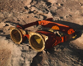 Steampunk Brille &quot;Wayfarer&quot;