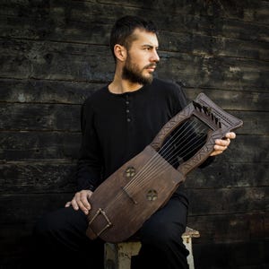 Kravik Lyre | Scandynavian lyre | Scald music instrument | Medieval instrument |German lyre | Harp