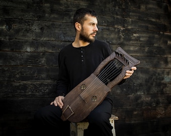 Kravik Lyre | Scandynavian lyre | Scald music instrument | Medieval instrument |German lyre | Harp