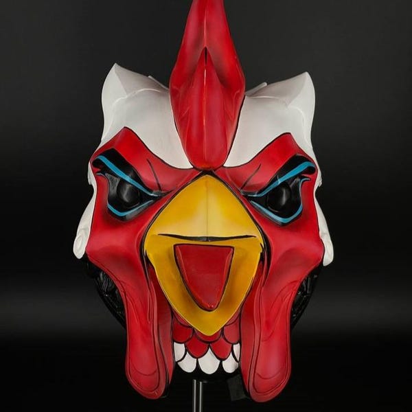 Rooster Ritual Mask Rooster Mask - Etsy