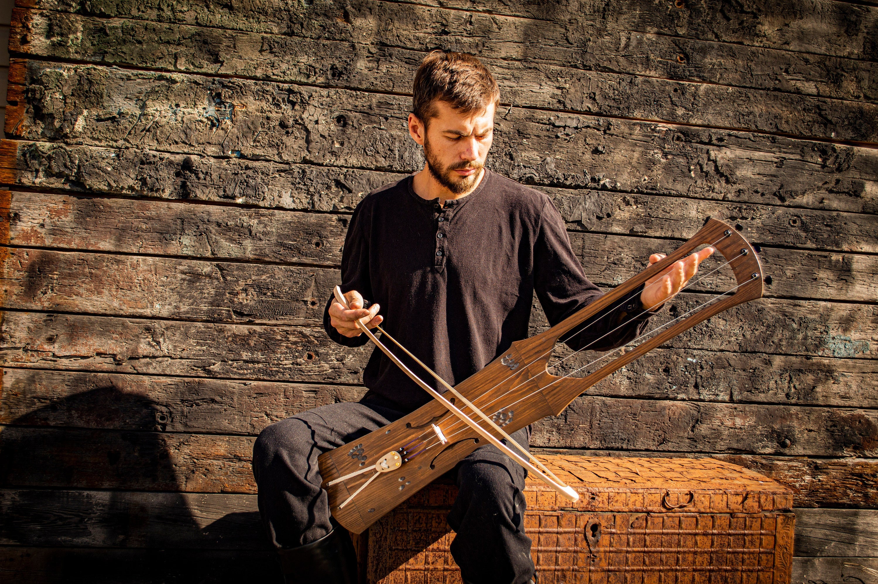 Tagelharpa タールハルパ Talharpa 北欧　民族楽器 Talharpa - Wikipedia