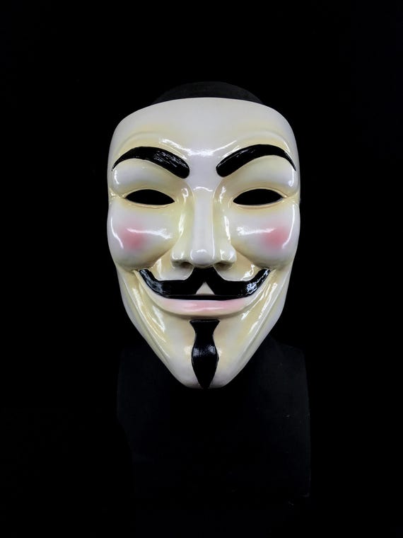 GUY FAWKES Anonymous Mask Guy Fawkes - Etsy