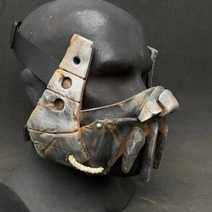 Half mask &quot;muzzle&quot; scary mask, post-apocalypse mask, halloween mask, cosplay mask
