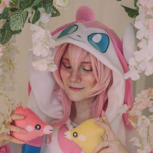 Custom Pink Monster kigurumi (adult onesie, pajama)