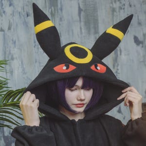 Custom Black Cat kigurumi (adult onesie, pajama)