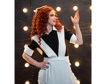 Maid uniform - Rocky Horror picture show Magenta cosplay costume