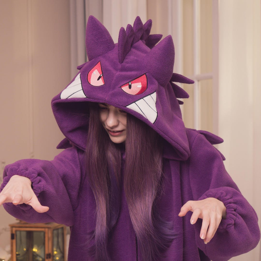 Custom Purple Ghost Kigurumi (adult Onesie, Pajama) - Etsy