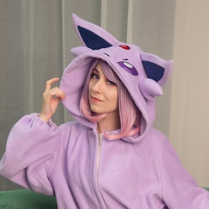 Custom Purple Cat kigurumi (adult onesie, pajama)