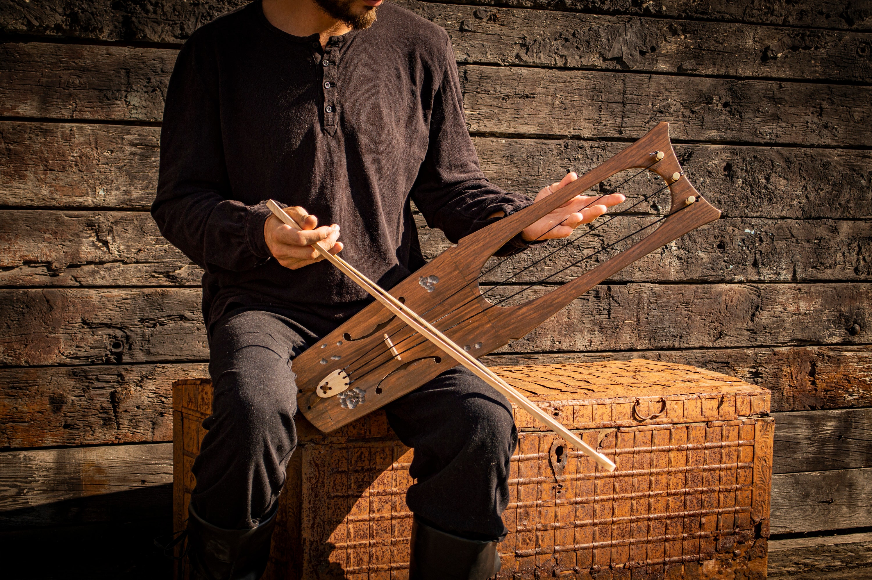 Tagelharpa HALDAN Jouhikko  Talharpa | Bowed Lyre