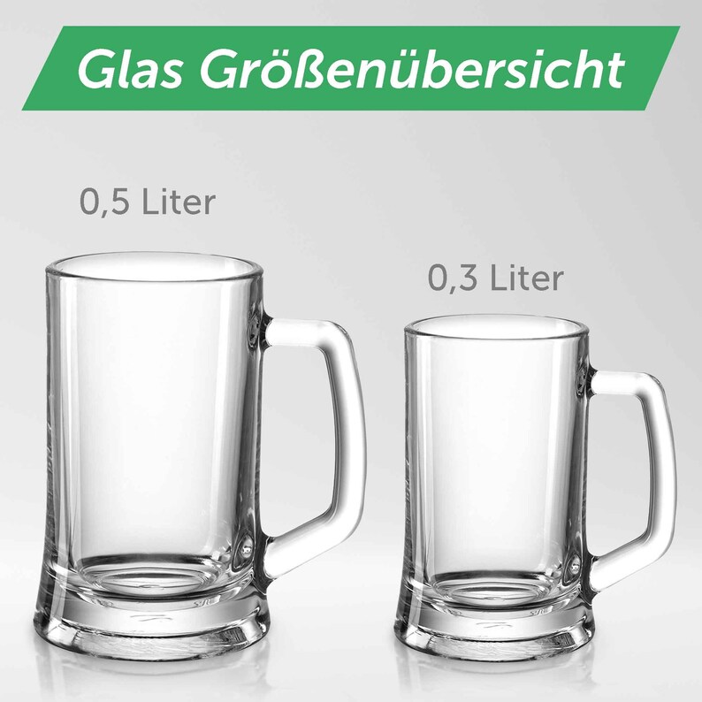 Personalisierter Bierkrug mit Gravur Happy Birthday Geschenke für Männer Geburtstagsgeschenk Vatertagsgeschenk zum Vatertag Bild 7