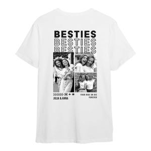 besties geschenk, geschenk beste freundin, geschenkidee beste freundin, schwester geschenk, freundin geschenk, tshirt foto personalisiert, foto t shirt, shirts geschenk beste freundin, beste freundin geschenk shirt, personalisierte shirt, personalisiert beste freundin, beste freundin personalisiert, foto geschenk beste freundin, fotocollage, t-shirt mit bildern, fotogeschenk, best friends