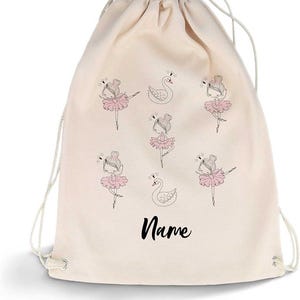 Sac de sport personnalisé avec nom – Sac de sport pour enfants – Cadeau pour garçons et filles – Sac de sport pour l'école et les loisirs