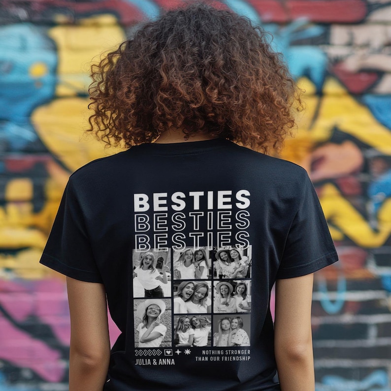 besties geschenk, geschenk beste freundin, geschenkidee beste freundin, schwester geschenk, freundin geschenk, tshirt foto personalisiert, foto t shirt, shirts geschenk beste freundin, beste freundin geschenk shirt, personalisierte shirt, personalisiert beste freundin, beste freundin personalisiert, foto geschenk beste freundin, fotocollage, t-shirt mit bildern, fotogeschenk, best friends
