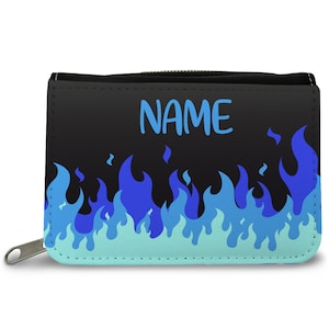 Cartera personalizada para niños – diseño de llama – regalo para la inscripción escolar o cumpleaños – regalos de dinero para niños y niñas – con nombre
