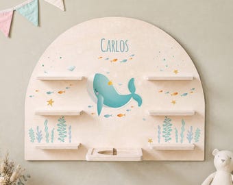 Toniebox Regal - Wal - personalisiert mit Name - Tonieregal - Geschenk Kinder - Tonie Regal - Kinderzimmer - Tonieboxregal - Wandregal