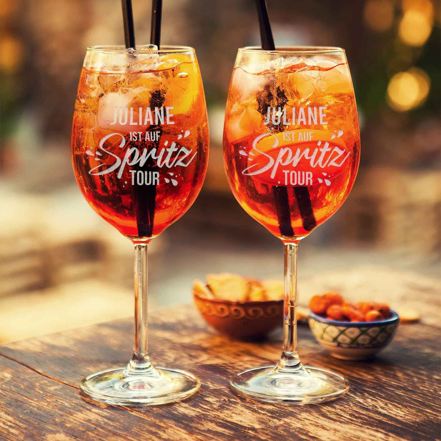 Verre Spritz Personnalisable pour Femme de 40 ans Verre Spritz Personnalisable pour Femme de 40 ans