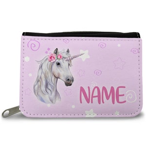 Cartera Infantil Personalizada – Diseño Unicornio – Regalos para Niñas y Niños – Ideal para Matrícula, Comunión y Cumpleaños