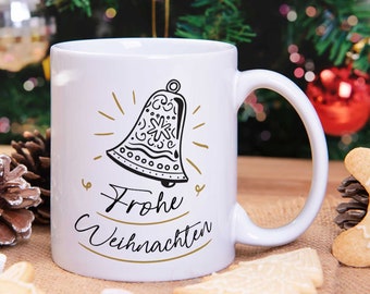 Mug with Christmas motif - Christmas bell design - gift for friends & family - Christmas - Christmas gift - for her / him