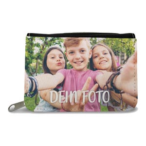 Personalisierte Geldbörse mit Foto & Name – Geschenk zur Einschulung und Kindergeburtstag – Foto-Geschenk für Jungen und Mädchen