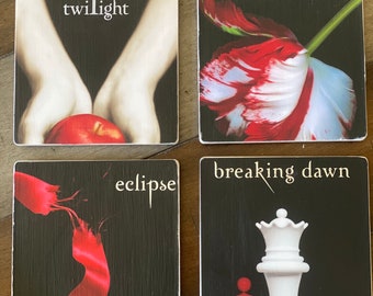 Twilight Book Cover Coasters - Matte