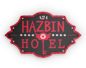 Logo de l'hôtel Hazbin Oreillers en forme personnalisés