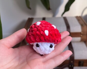 Mini Mushroom Pop crochet Plushie stuffed animal